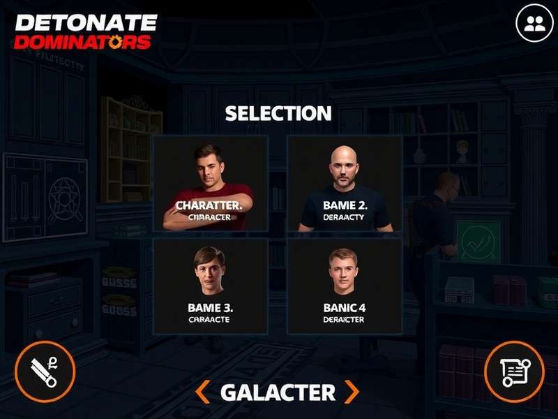 Detonate Dominators Character Selection